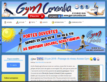 Tablet Screenshot of gym-concordia.com